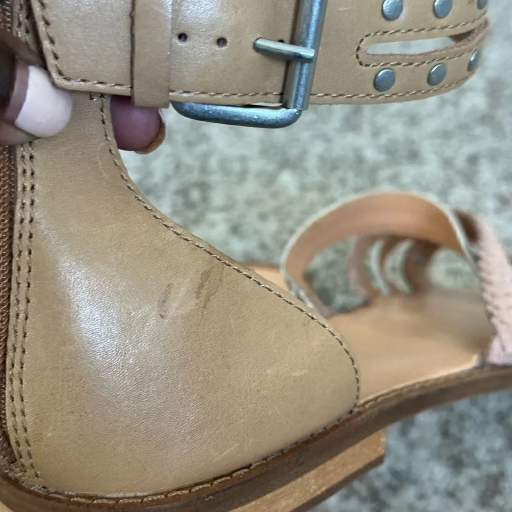Frye & Co Mixed Strap Evie Sandals 11